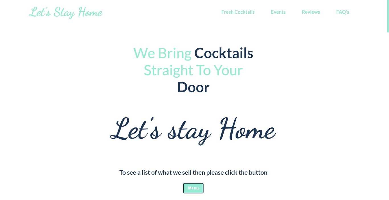 Let's Stay Home Drinks Co