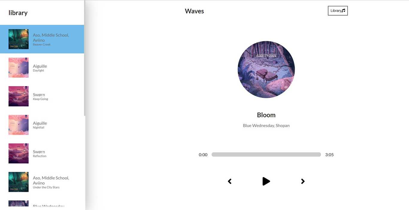 Chill Sounds Music Player